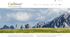 Desktop Screenshot of cut-power.com